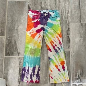 Colorful Tie-Dye Kids Jeans